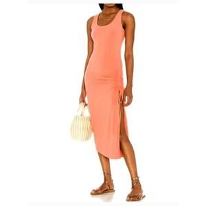 L*Space Sandpiper Ribbed Midi Tank Dress Size Large